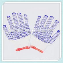 2014 China factory 60g cotton working safety gloves with pvc dotted